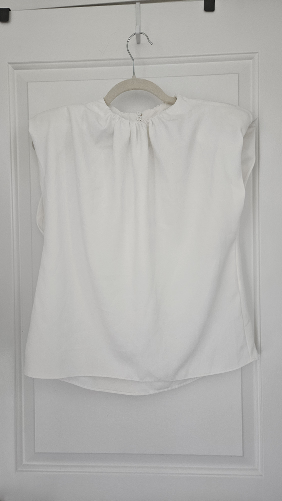Zara White Blouse - Size M