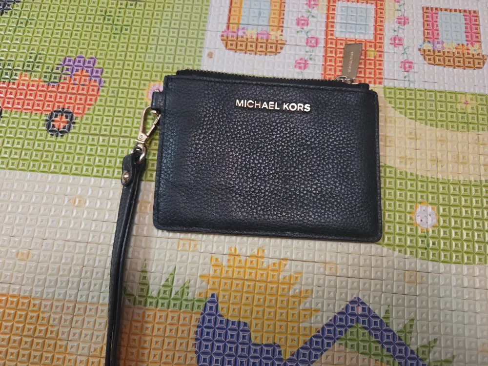 Michael Kors Black Wristlet Wallet thumbnail
