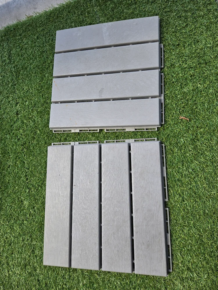 50 ikea runnen tiles light grey 1ft x 1ft image indicator(10)