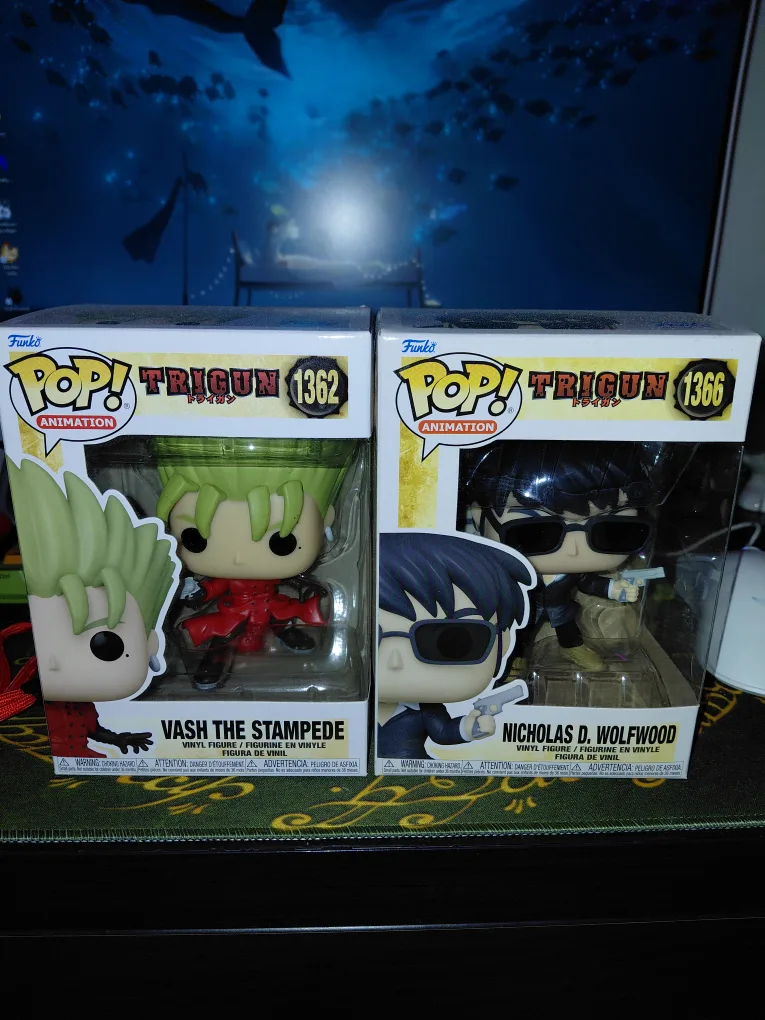 Funko POP! Animation Trigun Vash & Nicholas Figures thumbnail
