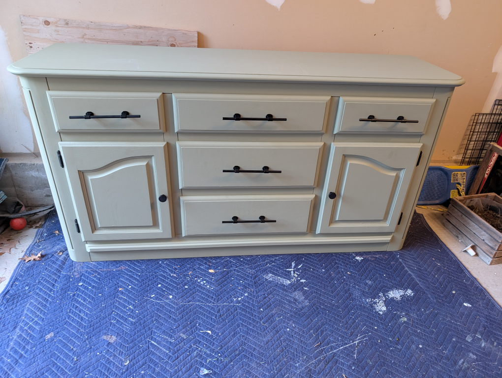 Painted Dresser With Storage