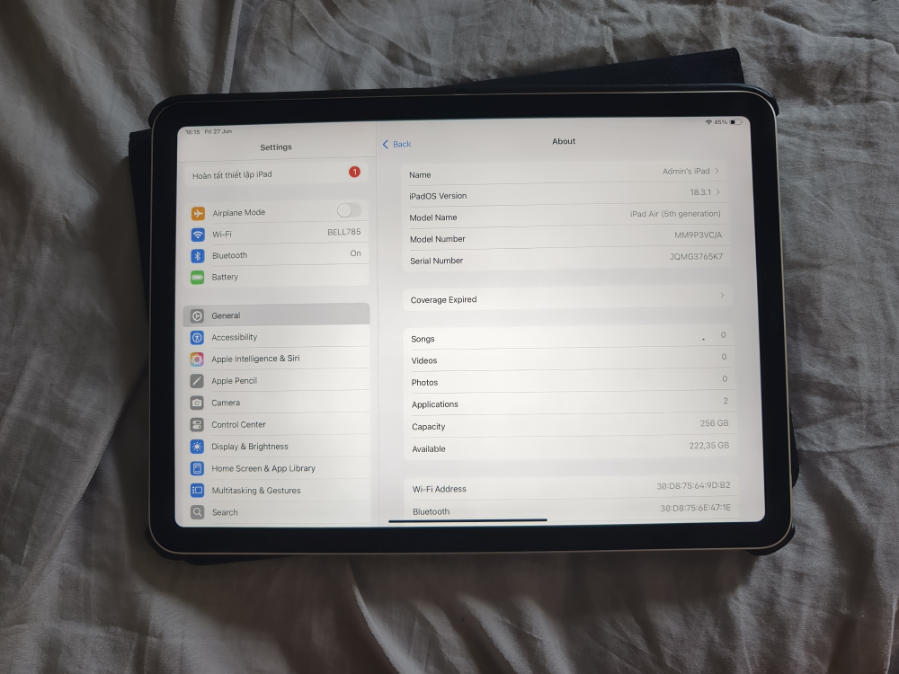 Apple iPad Air (5th Gen) 256GB