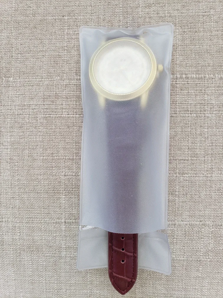 Gold-tone Dragon Design Wristwatch, Burgundy Band image indicator(3)