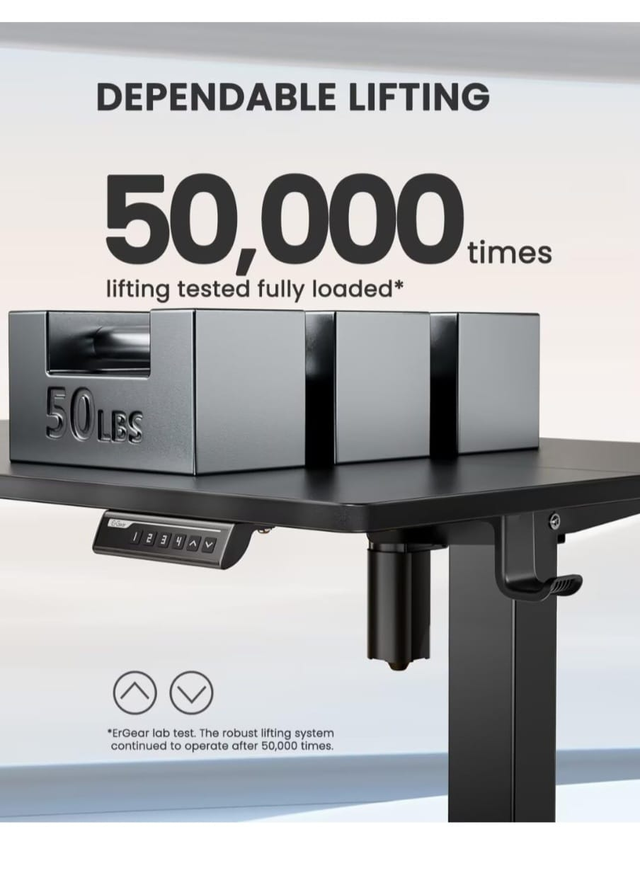 Black Electric Standing Desk - photo 3