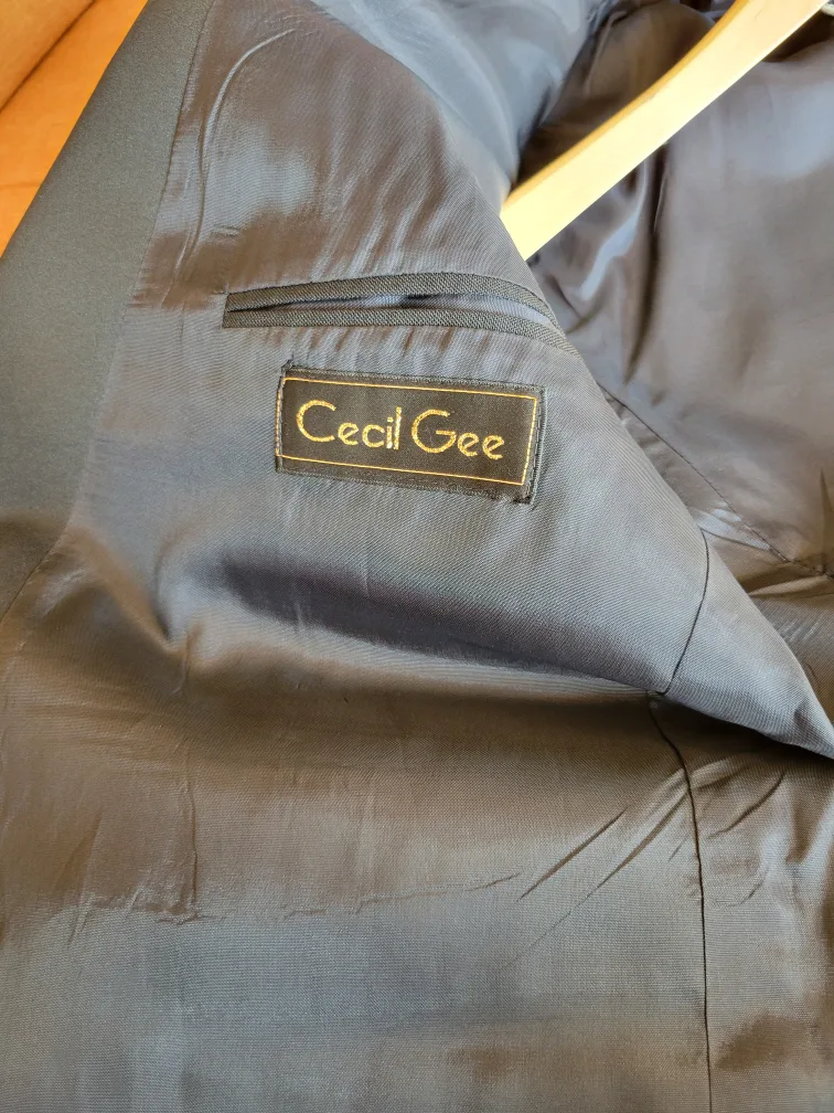Vintage Cecil Gee 90's Tuxedo Jacket Blazer Mens 36"/38" image indicator(6)