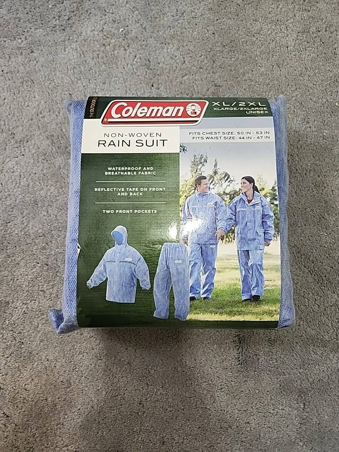 Coleman XL/2XL Unisex Rain Suit - New thumbnail