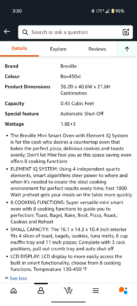 Breville BOV450XL Mini Smart Oven - photo 4