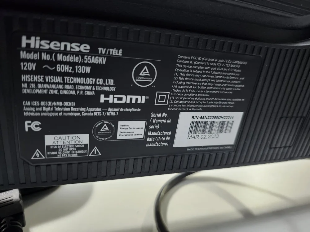 Hisense 55" A6 Series 4K UHD Smart TV image indicator(2)