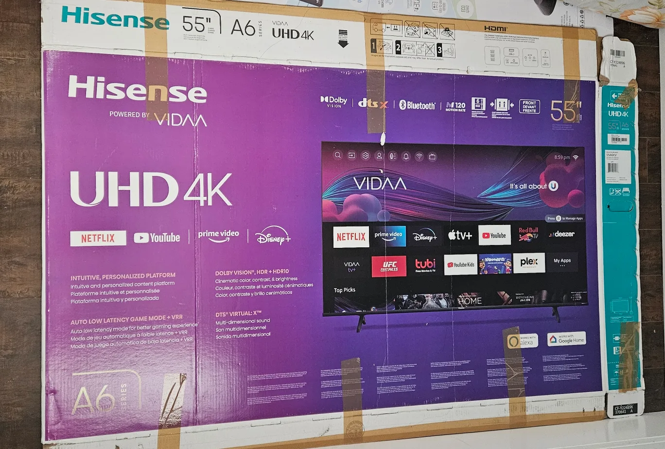Hisense 55" A6 Series 4K UHD Smart TV image indicator(3)