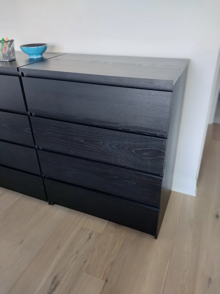 Black Wood Dresser image indicator(3)