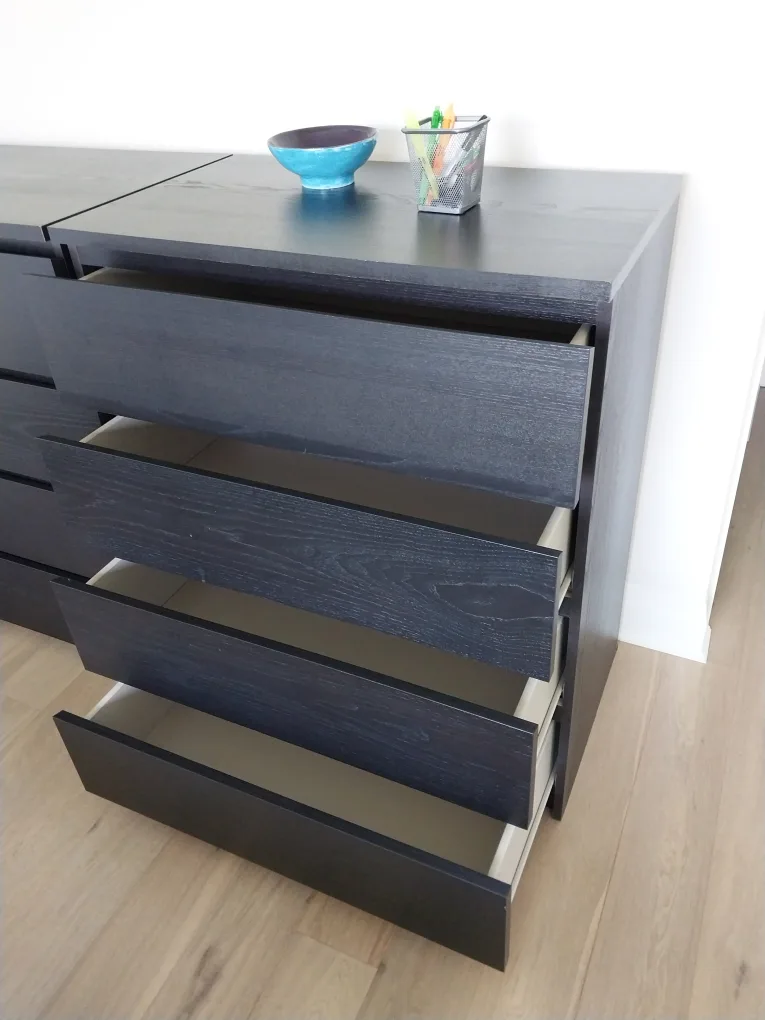 Black Wood Dresser image indicator(5)