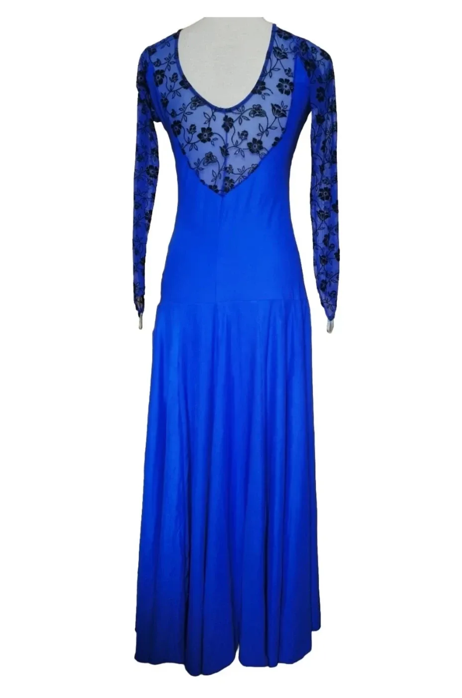 💃Blue Ballroom Dance Dress image indicator(3)
