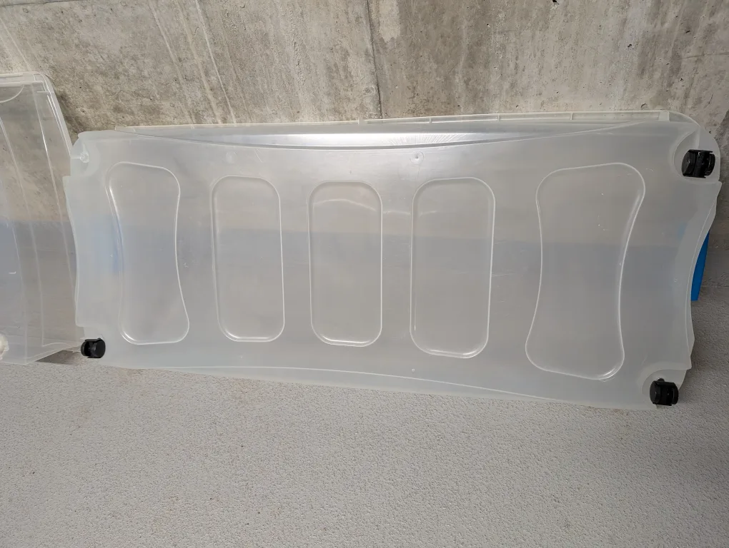 Rolling Storage Box no lids #freecycle thumbnail