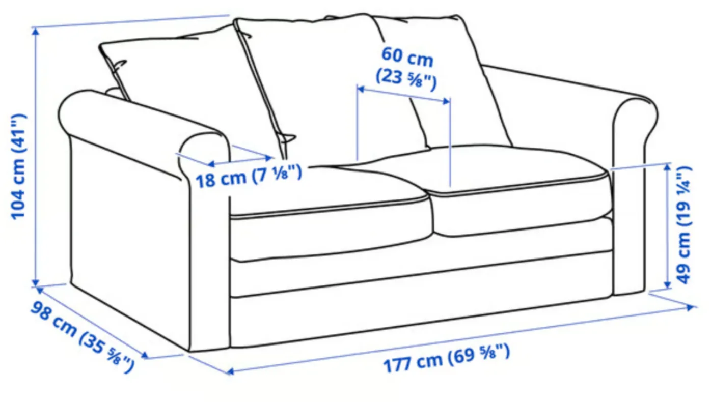 IKEA GRÖNLID 2-seat sofa image indicator(7)