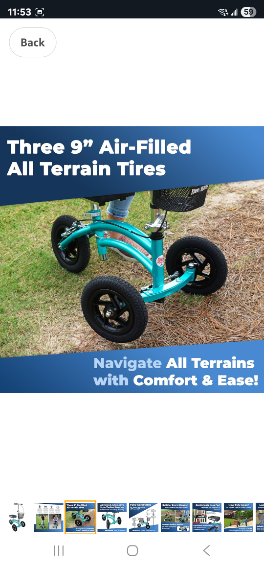 Knee Rover All Terrain Knee Scooter
