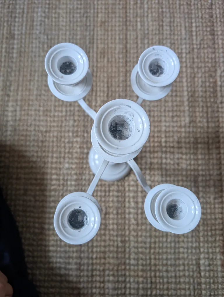 Beautiful White Candelabra image indicator(2)