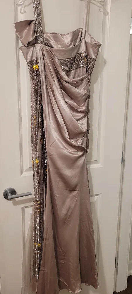 UNIQUE & Elegant Evening Gown & Nine West Clutch image indicator(4)