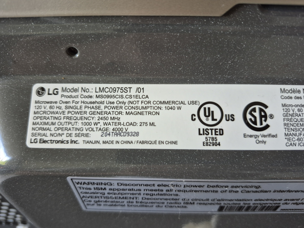 LG NeoChef Microwave - photo 4