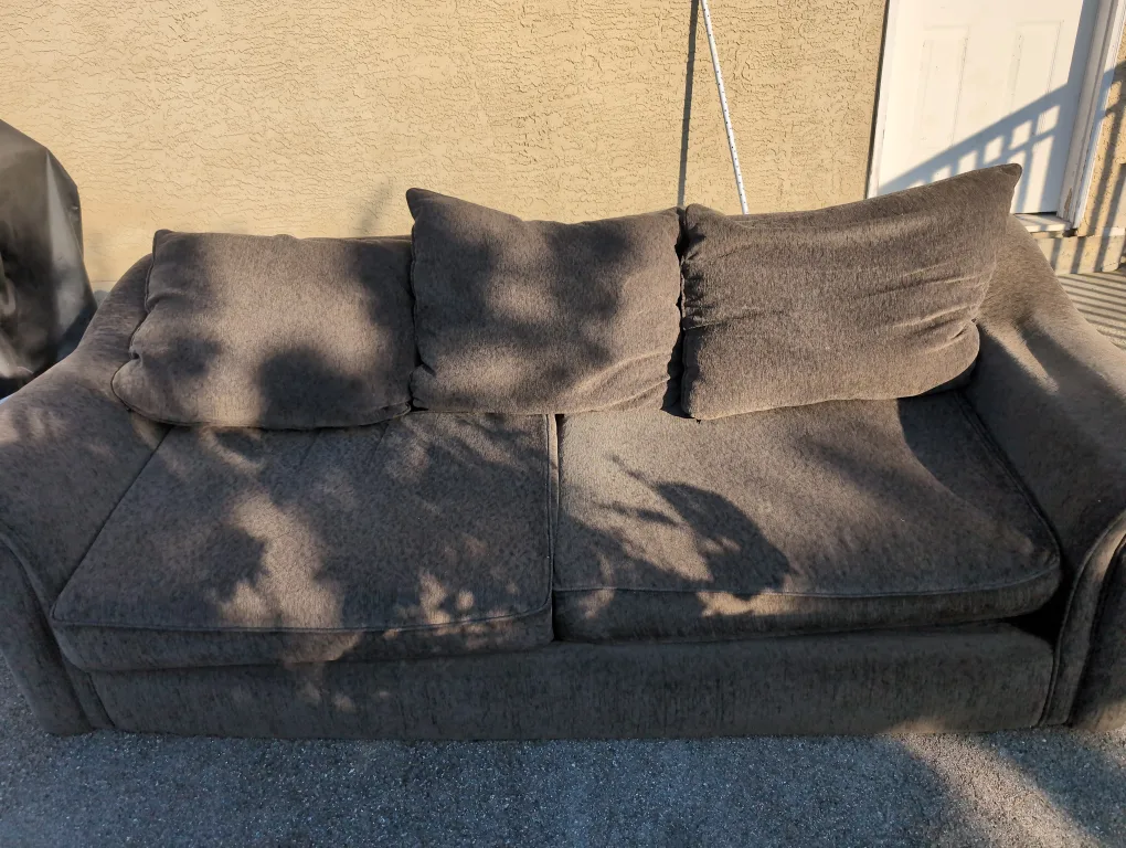 Grey Loveseat Couch