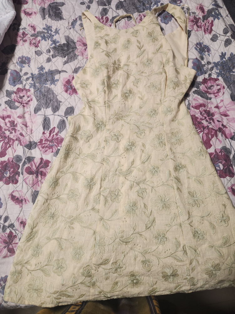 Zara Floral Embroidered Mini Dress size s/26