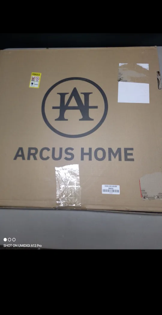 Arcus Home 18 Inch Round Wall Mirror - Black image indicator(2)