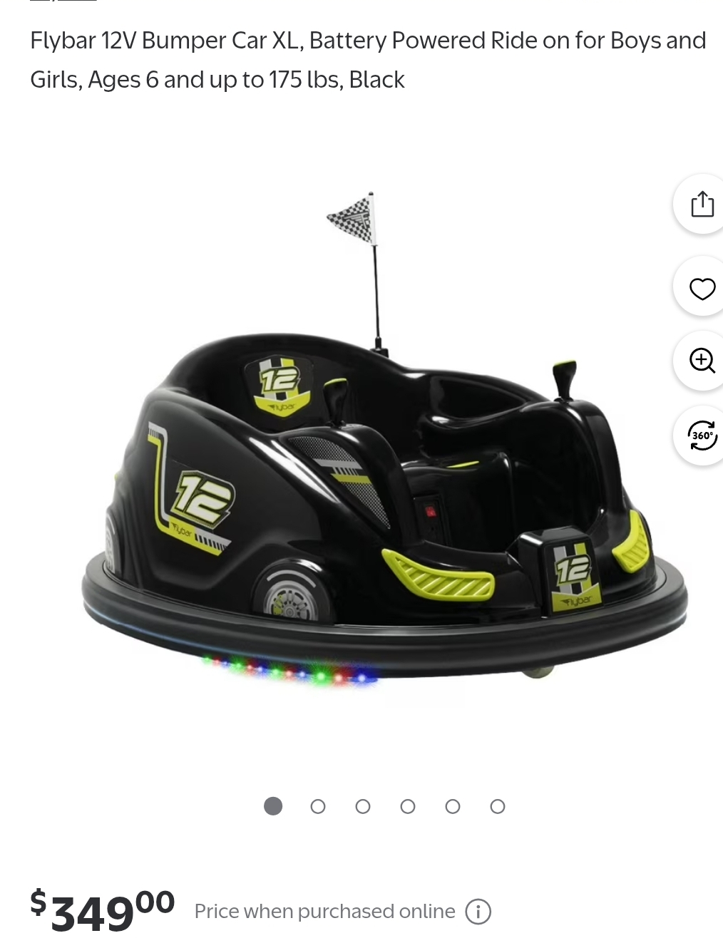 Bumper Car with LED Lights - photo 4