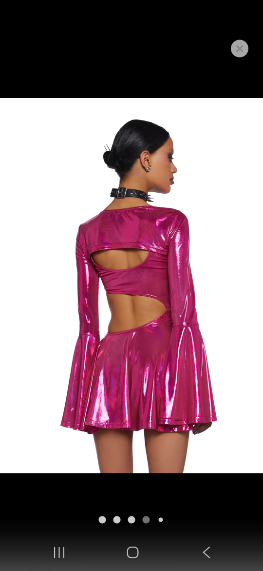"Dolls Kill" -Disco Dazzler mini dress&shrug - photo 2