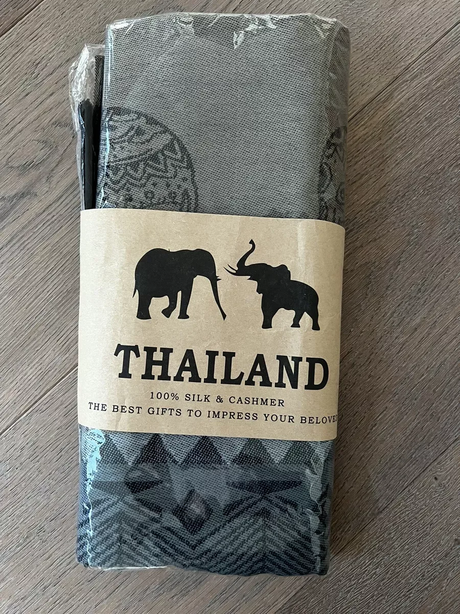 Thailand Silk & Cashmere Scarf thumbnail