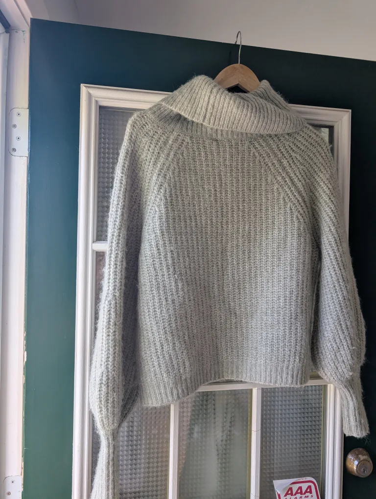 Mint Green Cozy Sweater image indicator(2)