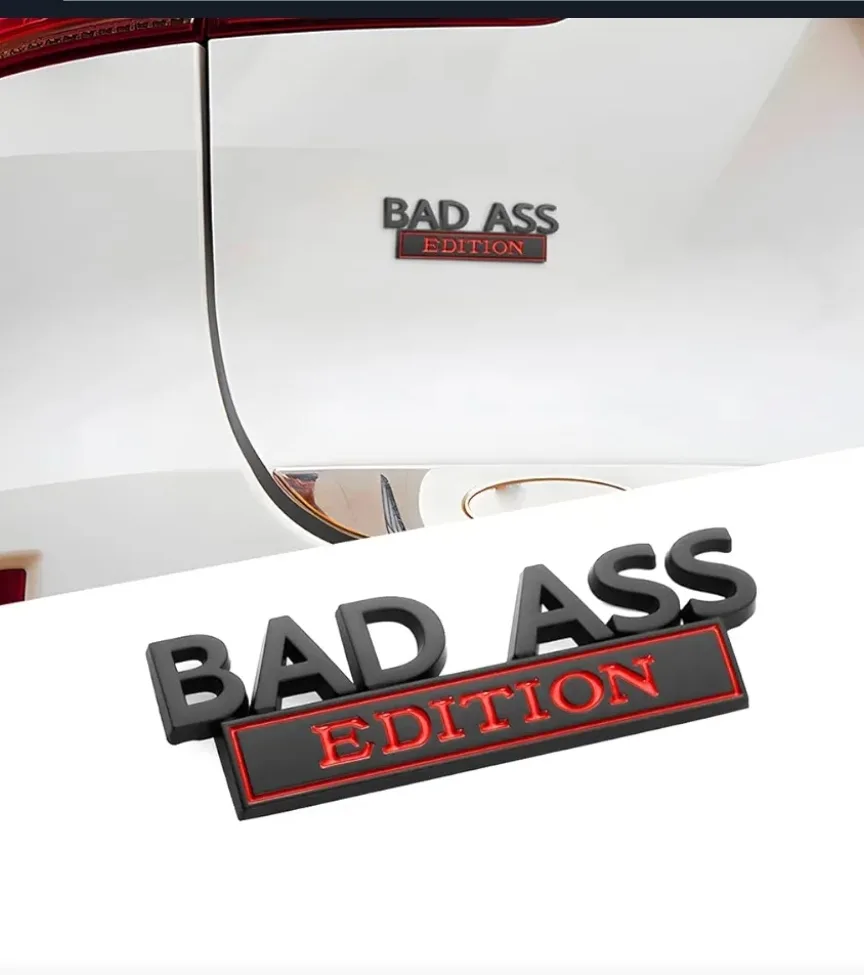 BAD ASS Edition Car Emblem image indicator(2)