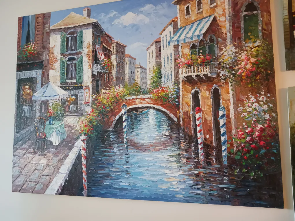 Venice City of Love Oil Painting thumbnail