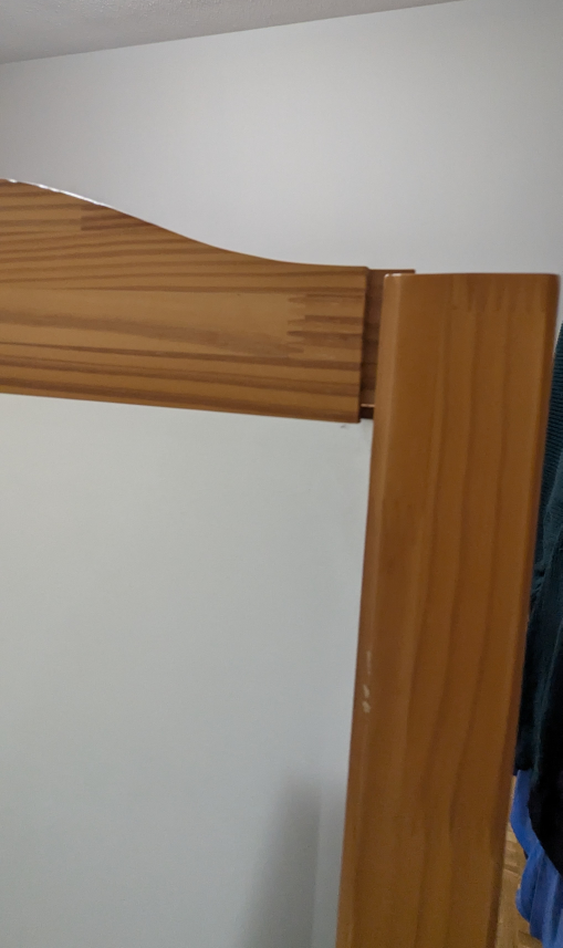 Wooden full-length mirror - photo 3