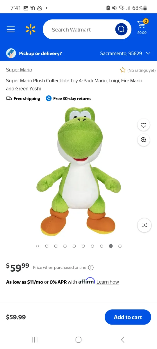 Super Mario Plush Yoshi Collectible Toy image indicator(5)