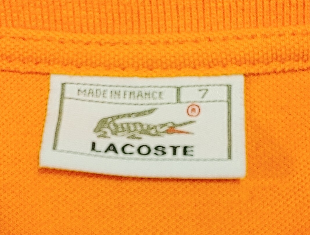 Orange Lacoste Polo Shirt - photo 3