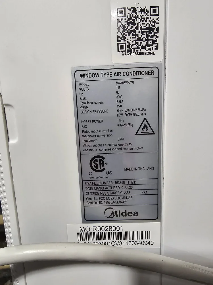 Midea Window Type U-shape Air Conditioner image indicator(6)