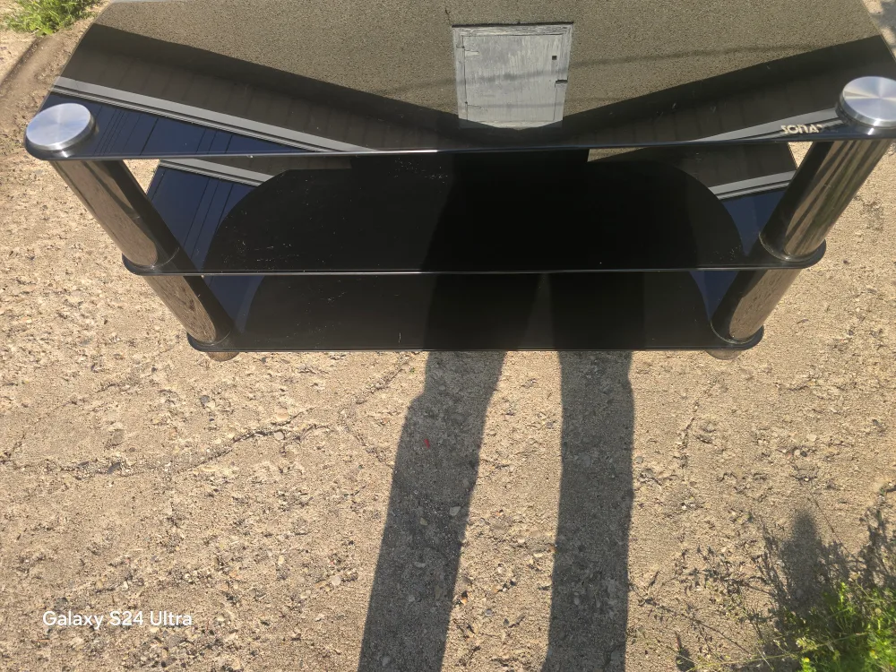 Sonax Black Glass TV Stand image indicator(2)