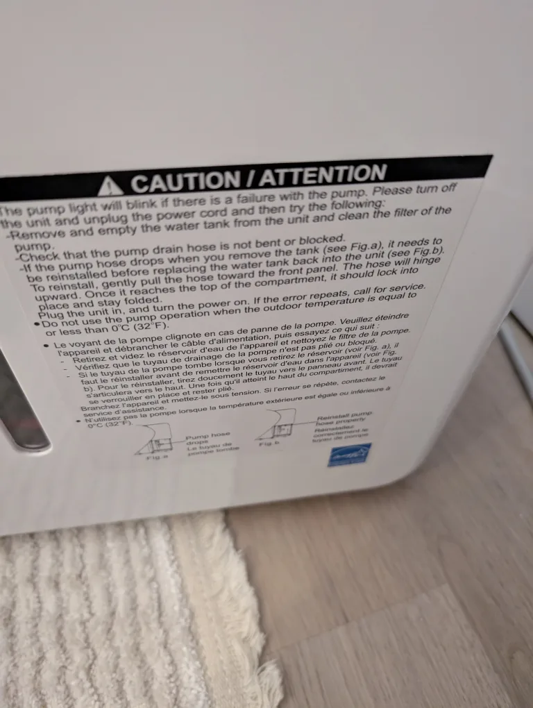 Insignia Dehumidifier image indicator(2)