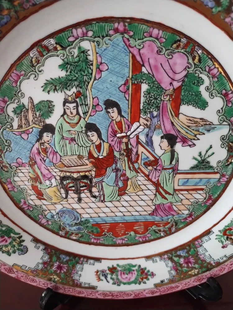 Vintage Decorative Plate - Hand Painted thumbnail