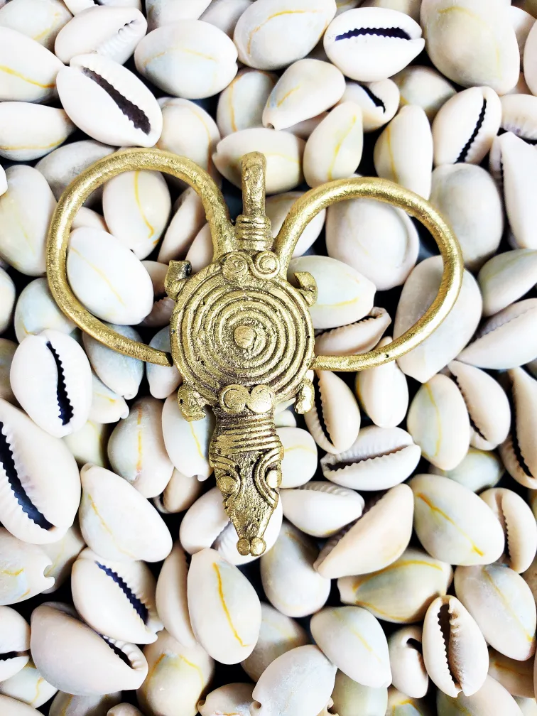 Unique African Brass Pendant Jewelry image indicator(2)
