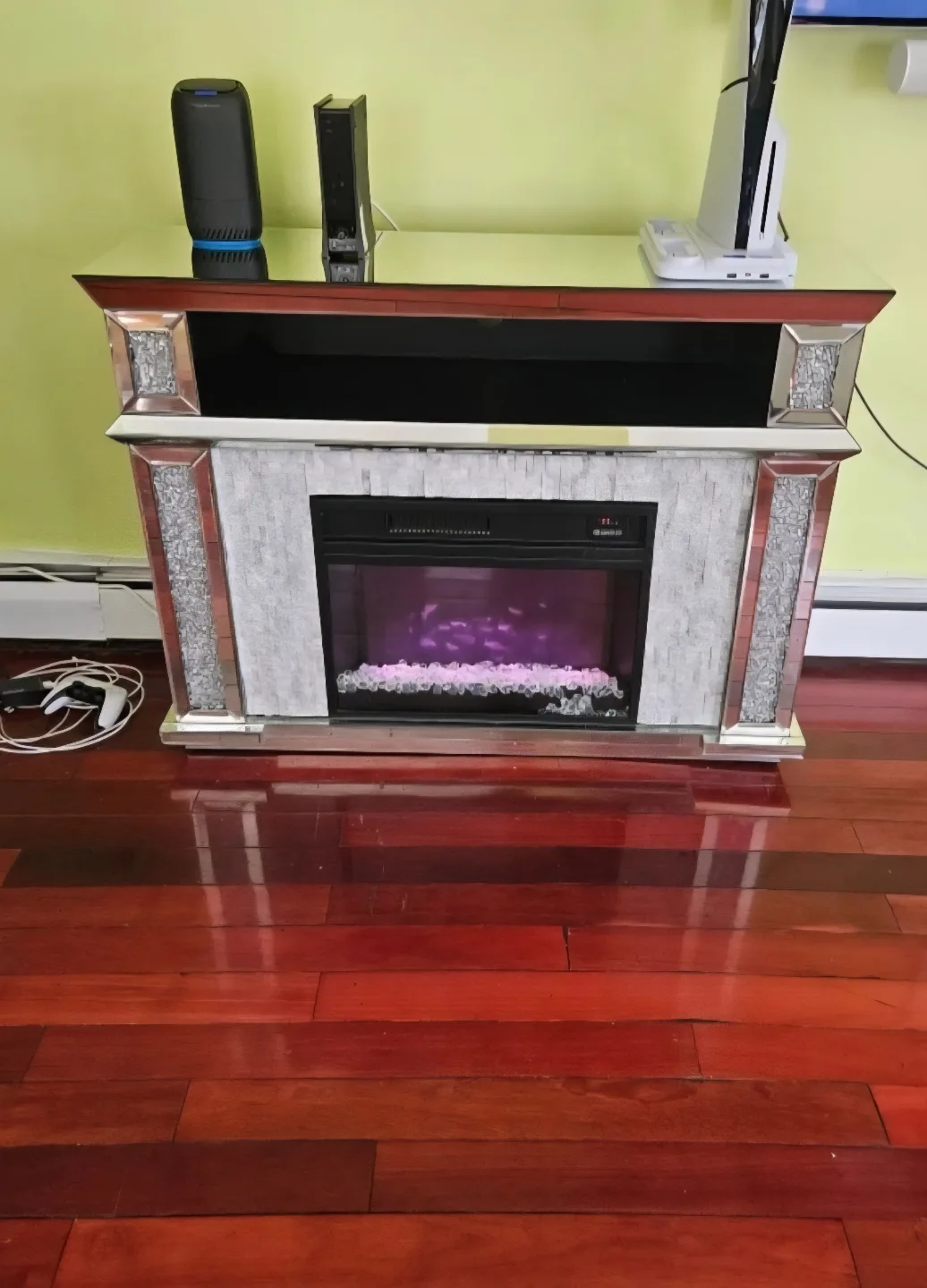 Electric Fireplace Media Console image indicator(3)