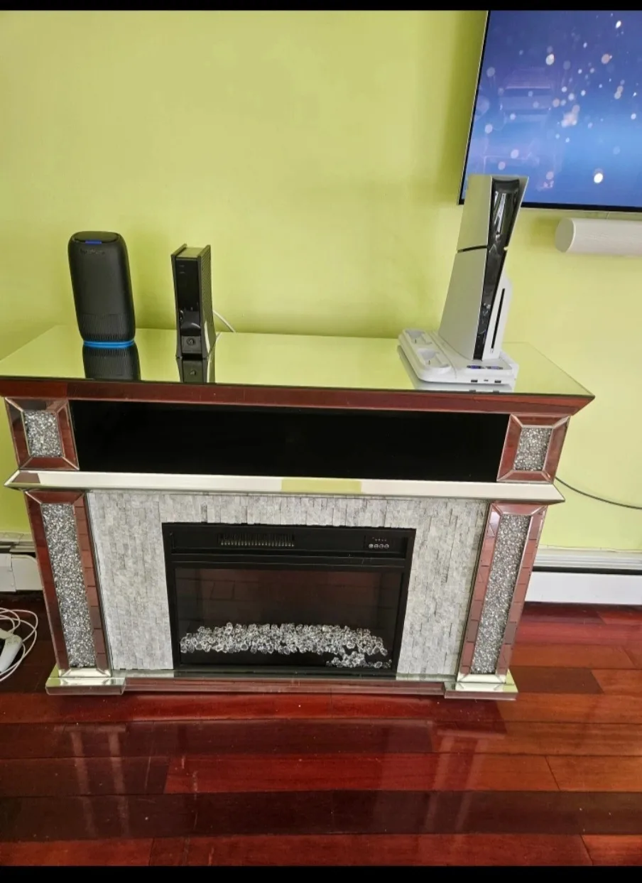 Electric Fireplace Media Console image indicator(7)