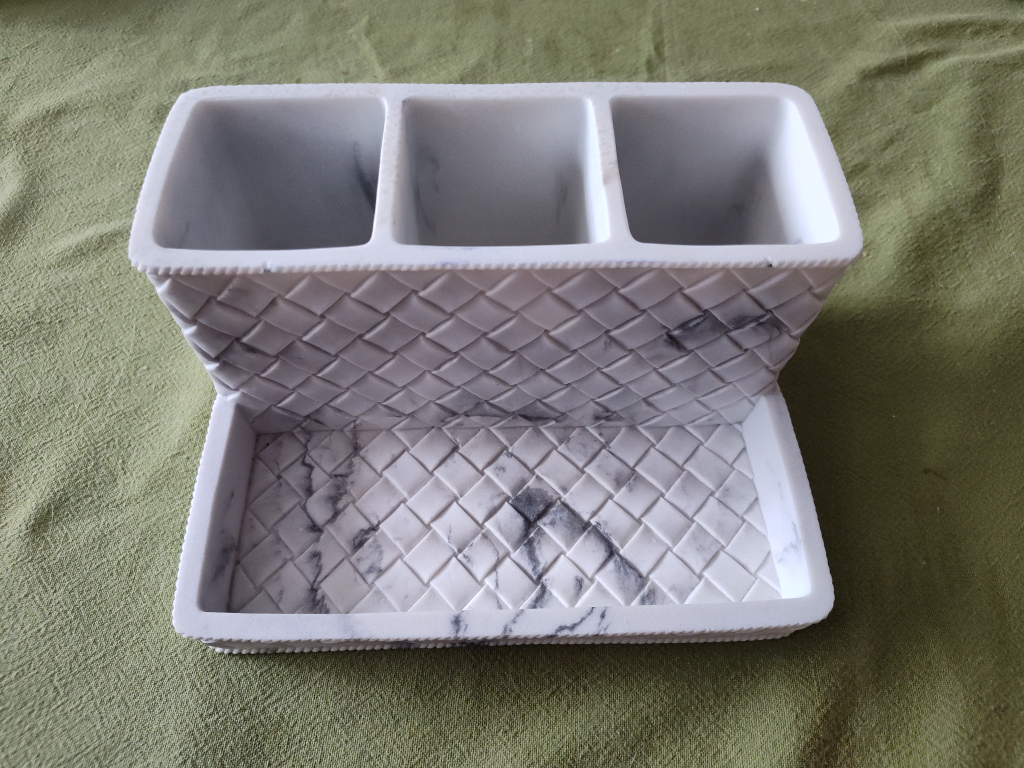 Marble Bathroom Organizer