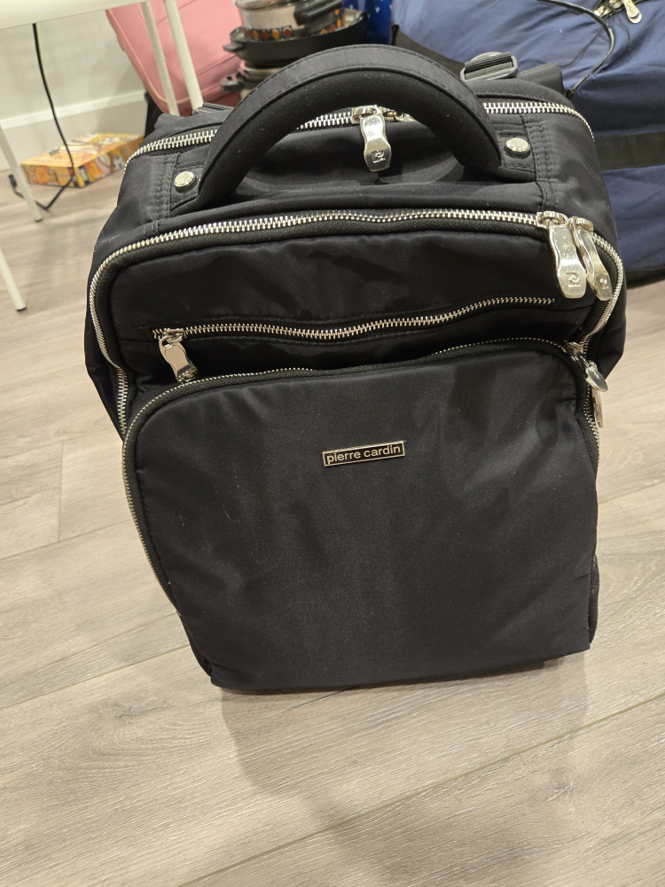Pierre Cardin Black Backpack