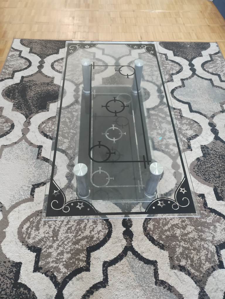 Glass Top Coffee Table - photo 2