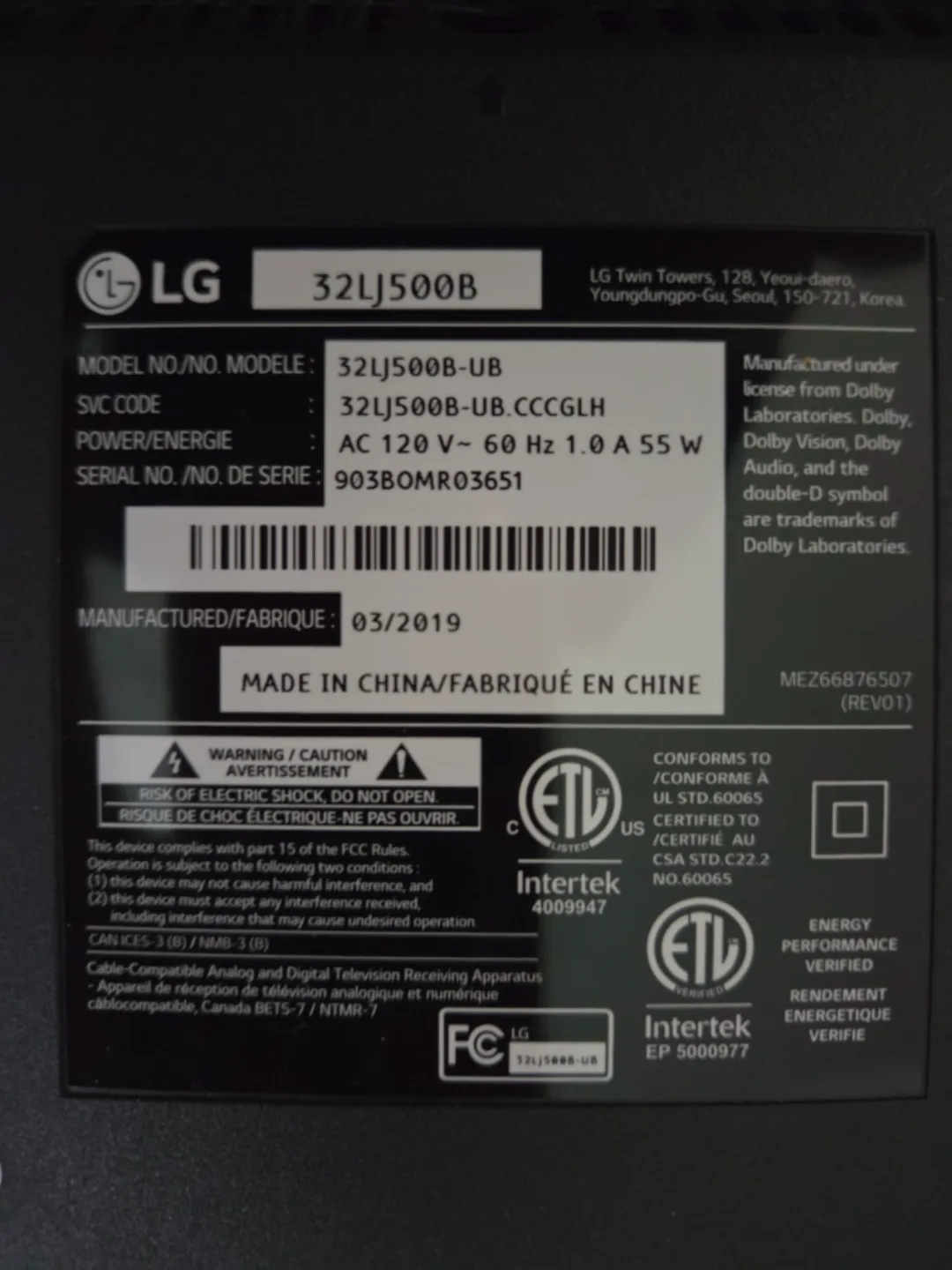 LG 32 inches TV image indicator(3)