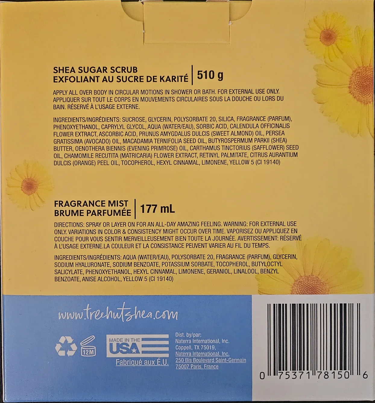 Brand New Tree Hut Dewy Daisy Bath & Body Set image indicator(2)