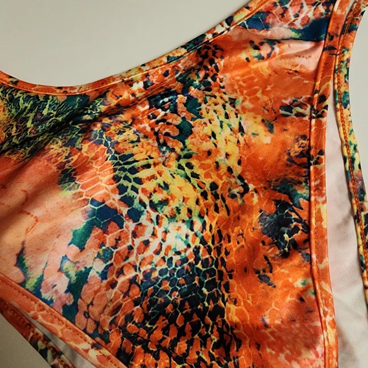 SHEINXY Snakeskin Bodysuit image indicator(6)