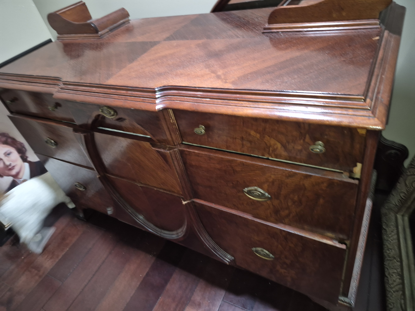 Antique Wooden Dresser - photo 4