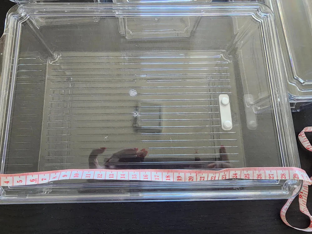 Clear Plastic Organizer Bins ( 6 bins ) image indicator(5)