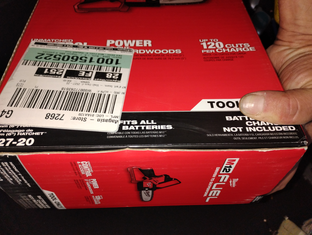 Milwaukee M12 FUEL Hatchet 6" Pruning Saw 2527-20 - photo 4